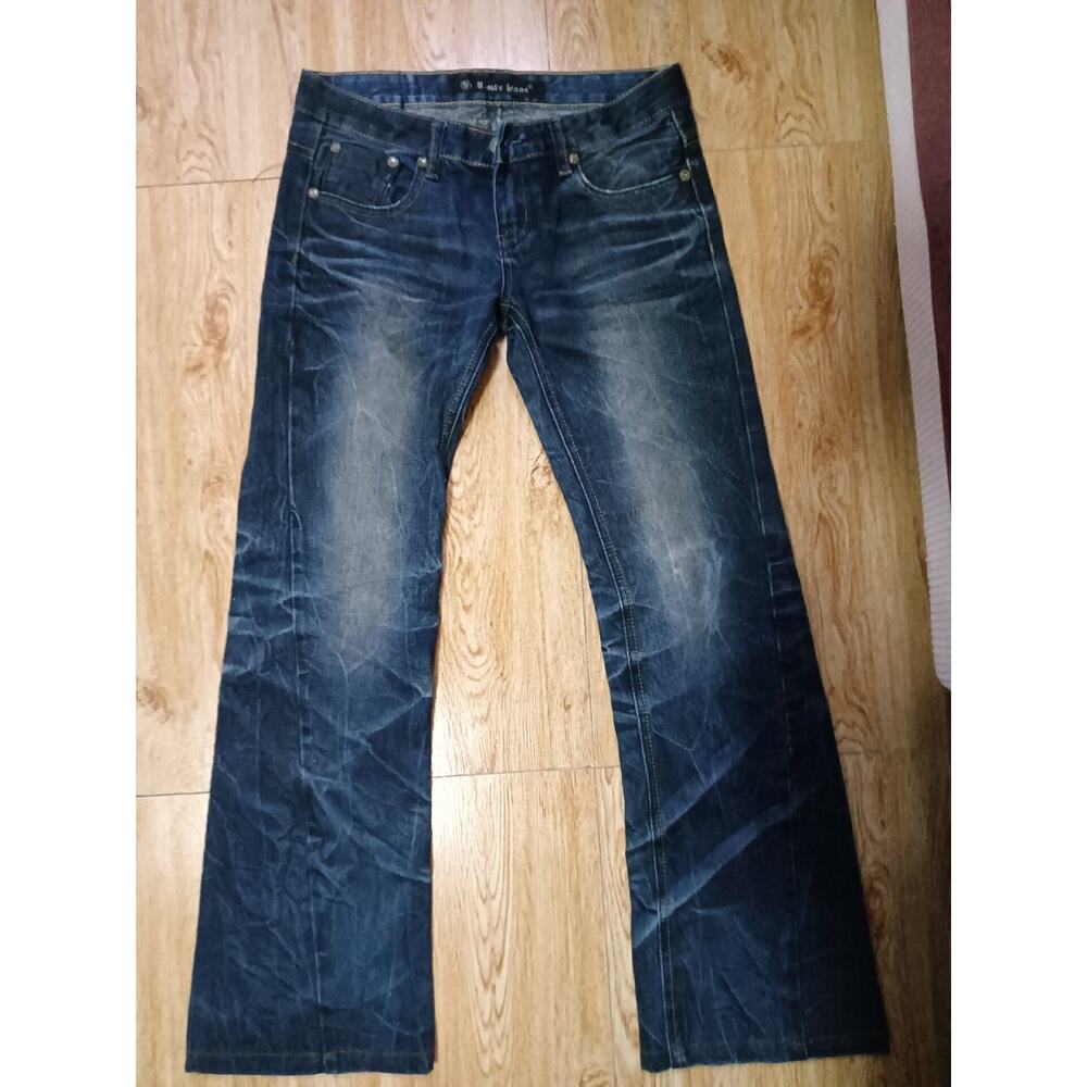 Vintage Japanese Brand Faded Wash Low-rise Denim Jeans Blue size 30